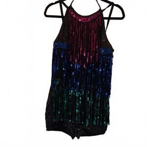 Weissman Colorful Sequin Dance Costume Adult Large